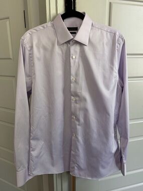 Men’s Saks Fifth Avenue Trim-Fit Dress Button-Down Shirt